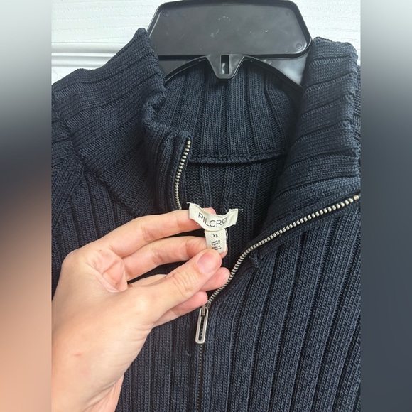 Pilcro Anthropologie Fitted Quarter Zip Sweater Dress Size XL - Picture 3 of 5